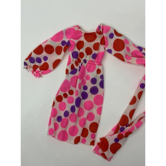 Vintage 1979 Barbie Kmart Exclusive Bargain Fashion #1026 Polka Dot Dress & Tie - Picture 3 of 5